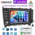 Android 14 KAM+ 32G Carplay Autoradio GPS Navi Für Mercedes Benz C CLC W209 W203