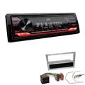 JVC KD-X282DBT Auto Radio Bluetooth DAB+ USB für Opel Combo + C matt chrom