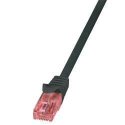 LogiLink CQ2043U Patchkabel PrimeLine, Cat.6, U/UTP, schwarz, 1,5 m