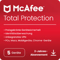 McAfee Total Protection 2025 5-Geräte / 2-Jahre inkl.VPN +Kennwort-Manager / KEY
