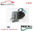 ACHSMANSCHETTE ANTRIEBSWELLE PAAR TRANSMISSION END PASCAL G6W027PC 2PCS I NEU
