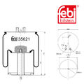 febi bilstein 35621 Luftfederbalg mit Stahlkolben für Renault (RVI)