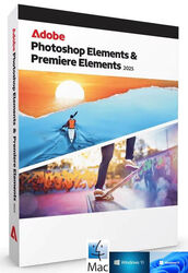 Adobe Photoshop Elements & Premiere Elements 2025 Vollversion DE/ML Win/Mac NEU