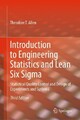 Introduction to Engineering Statistics and Lean Six Sigma - 9781447174196