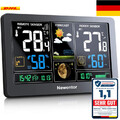 Funkwetterstation mit DCF Uhr | 4 Sensoren | 60m Reichweite