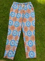 RICH & ROYAL Sommer Hose Scuba Stoff Bequembund & Kordel tolles Muster Gr.M