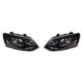 Scheinwerfer Set Halogen passend für VW Polo 09 6R Links Rec. mit LWR H4 ab 2009