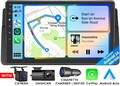 DVR+CAM+Android 14 9" IPS Autoradio Navi Apple CarPlay DSP Bluetooth Für BMW E46