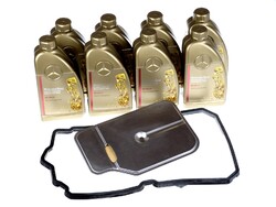 Ölwechselsatz Filter Dichtung 8L Getriebeöl 7-Gang Automatik 722.9 MERCEDES BENZ