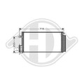 DIEDERICHS Kondensator, Klimaanlage  u.a. für ABARTH, ALFA ROMEO, FIAT, LANCIA