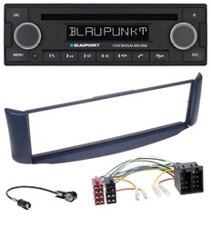 Blaupunkt MP3 Bluetooth DAB CD USB Autoradio für Smart ForTwo 450 blau ohne Meta