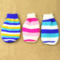Gestreifte Winter-Hundekleidung Warmer Pullover Haustiermantel Stricken  /