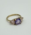 Ring aus 375er Gold / 9K mit Amethyst 