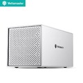 Aluminium 4/5 Fach USB3.0 Festplattengehäuse Ghäuse für 2,5 & 3,5" SATA  SSD HDD