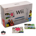 Nindendo Wii Konsole Family Edition mit allen Kabeln , Controller und Nunchuck