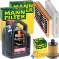 MANN INSPEKTIONSPAKET+5L MOTUL EFE 5W-30 ÖL passend für OPEL INSIGNIA A 2.0 CDTI