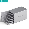 4 5Fach USB 3.0 Festplattengehäuse für 2,5 & 3,5" SATA SSD HDDs Gehäuse 5/10Gbps