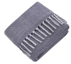 Tagesdecke Wohndecke Wendedecke Kuscheldeck Sofadecke Couchdecke Wolldecke PlaidXXL 200cm x 230cm 85% Baumwolle Fischgrätendesign 8 Far