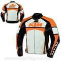 KTM Motorrad Lederjacke Rennen Biker Lederjacke MOTOGP Herren Leder Biker Jacken