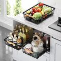 2er Teleskopschublade Ausziehbare Schublade Schrank Organizer Küchenschublade