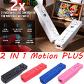 2er-Pack Remote Motion-Plus Controller Fernbedienung&Nunchuk Für Nintendo Wii/U