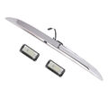 Chrome Griffleiste Heckklappe+Taster+kennzeichenbeleuchtung für Mini R50 R53