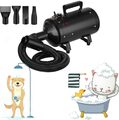 Profi Hundefön Tierfön Pet Dryer Flüsterfön Hundetrockner 5000W Metall Schwarz