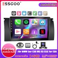 9" Für BMW 7er 5er E39 X5 E53 E38 Android 13 64G Carplay Autoradio GPS NAV KAM+