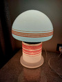 Vintage UdSSR BIG Mushroom Schreibtisch Stehlampe sowjetische Glaslampe