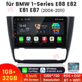 DAB+ Für BMW 1er E81 E82 E87 E88 2004-2012 Android 13 Autoradio Carplay GPS RDS