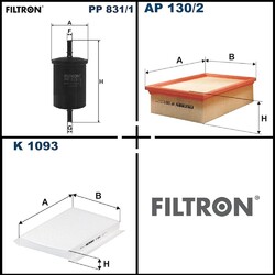 Filtron Filterset, Inspektionspaket für Opel CROSSLAND X / CROSSLAND VIVARO A