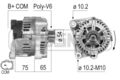 ERA Lichtmaschine Generator Lima 210499A für BMW 5er Touring E61 E60 3er E90 E91