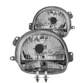 Halogen Scheinwerfer Set für Renault TWINGO I Bj. 09/00- H4 mit Blinker 56749435