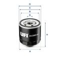 ORIGINAL UFI ÖLFILTER VW SEAT SKODA