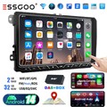 DAB+ Android 14 2+32G CarPlay Autoradio GPS BT Für VW Golf 5 6 Tiguan Touran EOS
