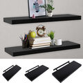 2er Set Wandregal 2 Schweberegale Aufbewahrung Regal Wandboard 40-120cm