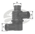 Thermostat mit Gehäuse TH14580 GATES für LADA 1200-1600 NOVA NOVA Kombi TOSCANA
