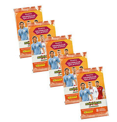 Panini Road to World Cup 2022 Qatar Adrenalyn XL – 5x Booster je 8 Cards