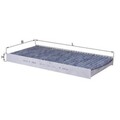 Filter Innenraumluft MAHLE LAK 117 für Cadillac Saab Fiat Opel Chevrolet BLS 9-3