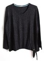Cecil Damen Pullover / Strickpulli   ~schwarz/grau~  Gr. XL