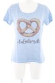 T-Shirt Damen Gr. DE 38 blau Casual-Look