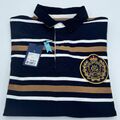 GANT Polo Shirt Hemd Pullover D1 GANT ROYAL CREST HEAVY RUGGER blau Größe M