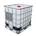 1000l IBC Container Wassertank Regenwassertank Tank auf Stahlpalette GESPÜLT