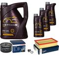 BOSCH Inspektionspaket 8 L MANNOL Extreme 5W-40 für Renault Modus/Grand 1.6