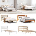 Massivholzbett ohne Matratze Holzbett Bettgestell Bettrahmen Kiefer Doppelbett