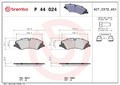 BREMBO Bremsbelagsatz, Scheibenbremse P 44 024 für LAND ROVER