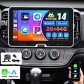 10" 2+64GB Android 14 Carplay Autoradio 1 DIN Drehbar Bildschirm GPS BT + Kamera
