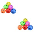  2 PCS Plastik Kugeln Kunststoffball Aufblasbare Fußballkugeln Fußbälle