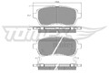 Bremsbelagsatz Scheibenbremse TOMEX Brakes TX 16-47 für DAIHATSU MAZDA DE3FS MZR
