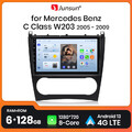 6+128GB Android 13 Autoradio 4G LTE GPS Navi für Mercedes Benz C/CLC Klasse W203